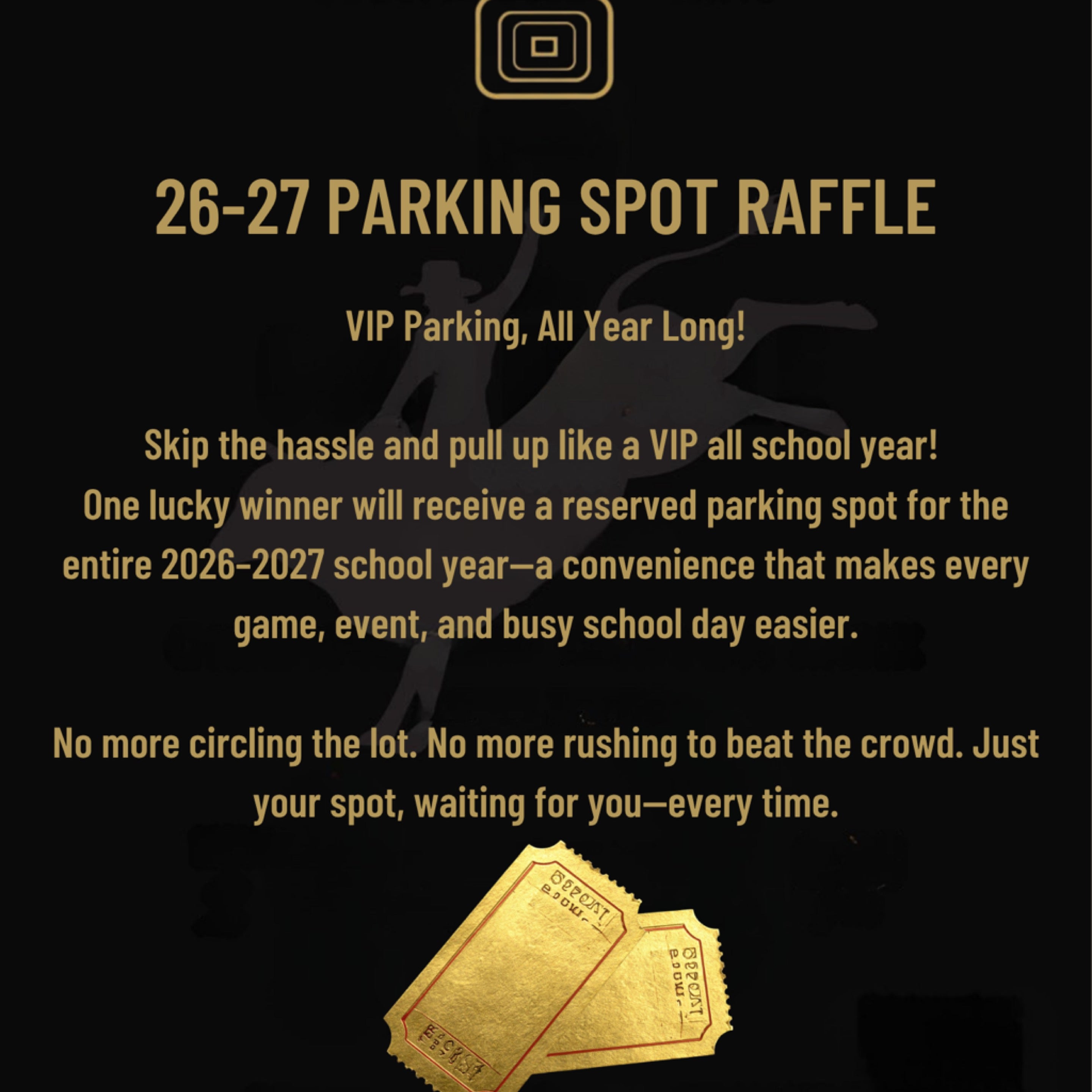 Vip Parking Raffle $25 VIP Parking Spot Raffle | CLHS Athletic Booster Club